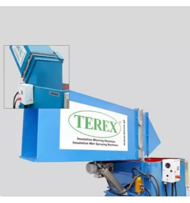 Terex - additional shredder with pneumatic lifting