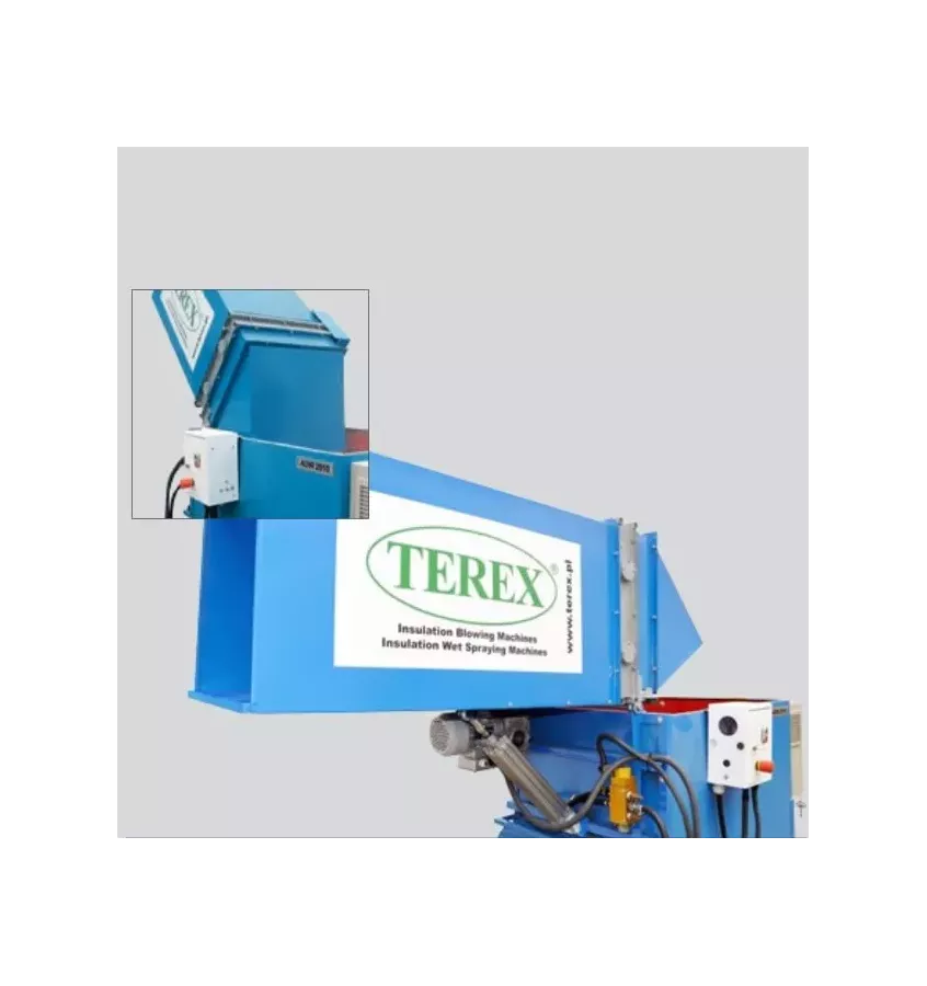 Terex - additional shredder with pneumatic lifting