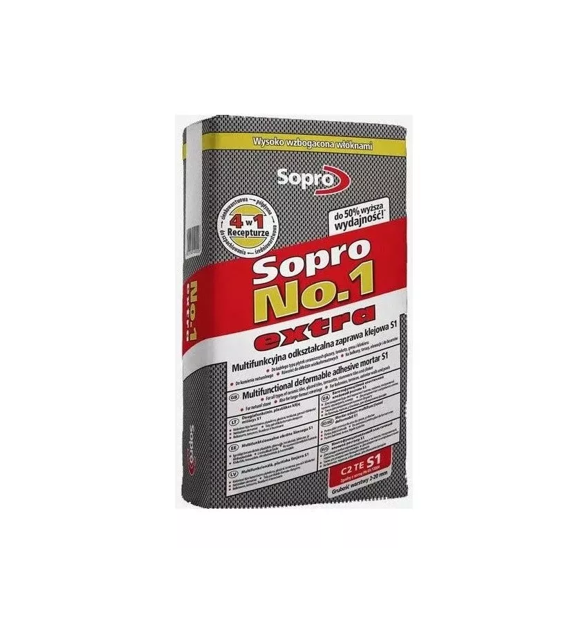Sopro - deformable adhesive mortar No.1 400 Extra