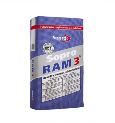 Sopro - szpachla wyrównawcza i renowacyjna RAM3 454