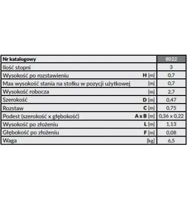 Skládací stolička Drabex - TP 8020 hliníková