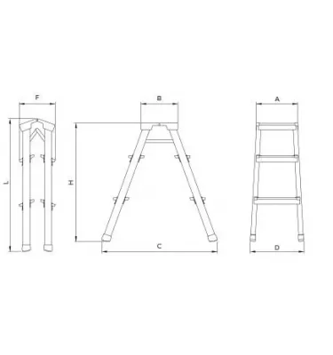 Drabex - TP 450 aluminum working platform