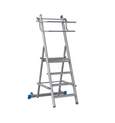 Drabex - TP 1400 aluminum free-standing warehouse ladder