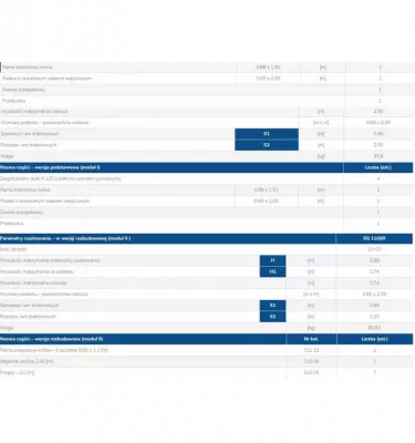 Drabex - mobile, folding, extended RS-1100R