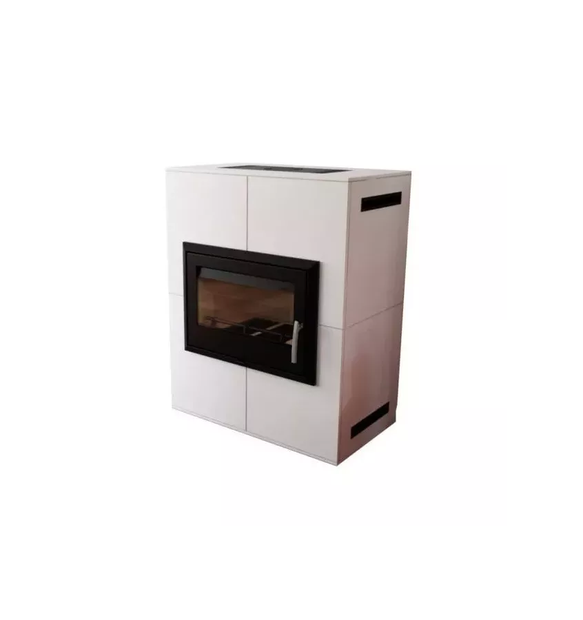 Thorma - piecyk na drewno Lago Hottex biały 11,0 kW