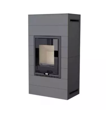 Thorma - piecyk na drewno Rivo Hottex szary 8,0 kW