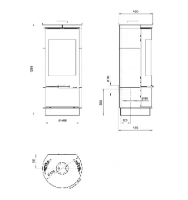Thorma - Andorra Standard wood stove