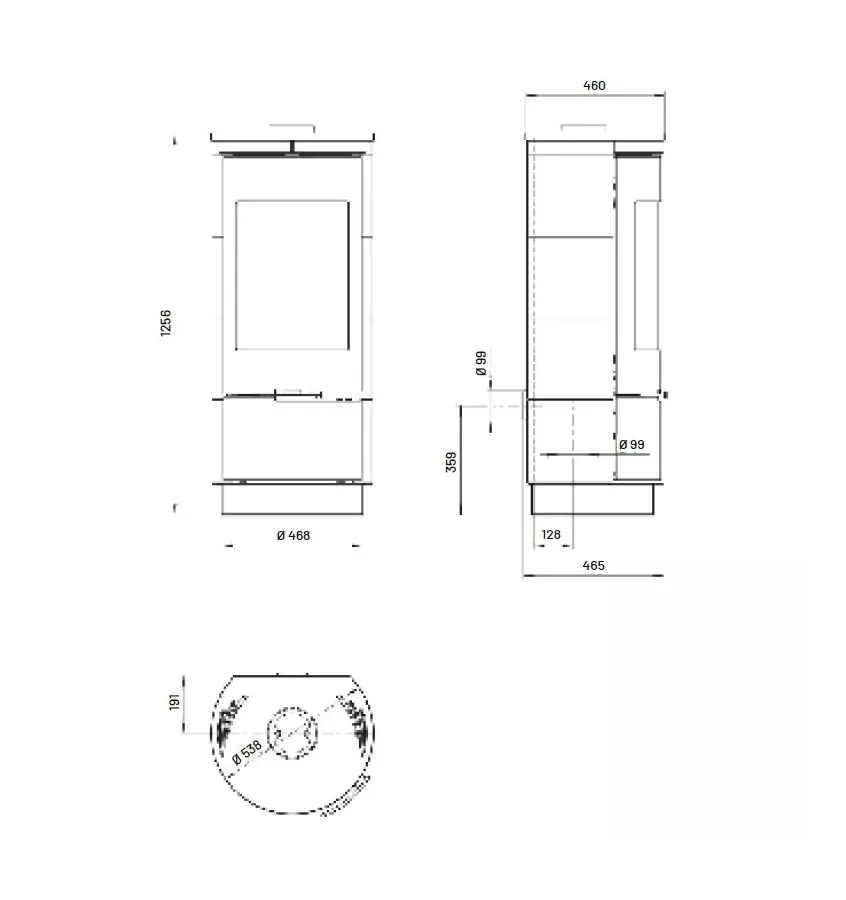 Thorma - Andorra Standard wood stove