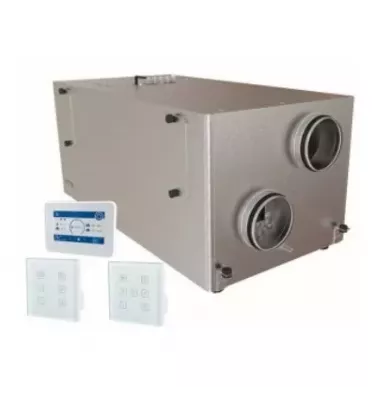 Vents - floor standing air handling unit with a countercurrent VUT HB / HBE EC A21 heat exchanger