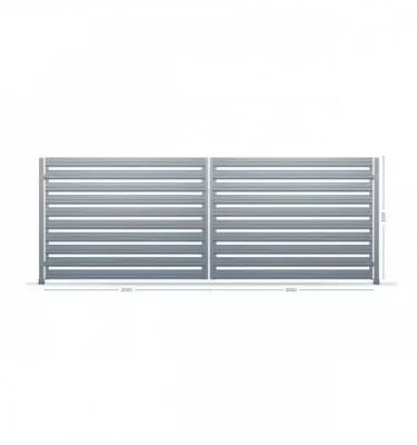 Bud Mat - fencing system - double-leaf gate 02