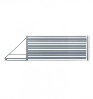 Bud Mat - system ogrodzeniowy - brama przesuwna 02