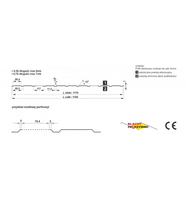 Pruszyński - metal tile - soffit