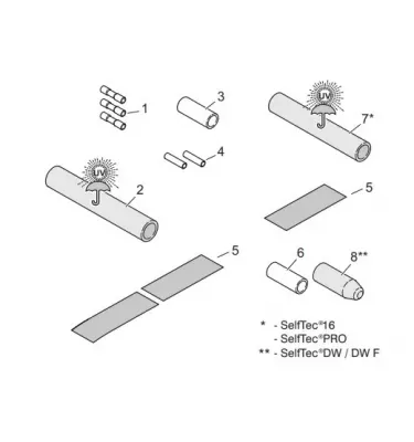 Elektra - accessories - EC-PRO connection and termination kit