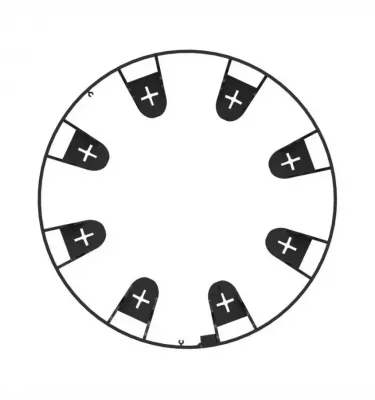 Garden Flora - border CELL černá 1035x80x45 (30-260)