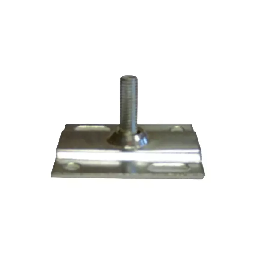 Galeco - square PVC system - clamp foot for a sandwich panel