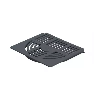 Galeco - square PVC system - flap above the basket for the settling tank