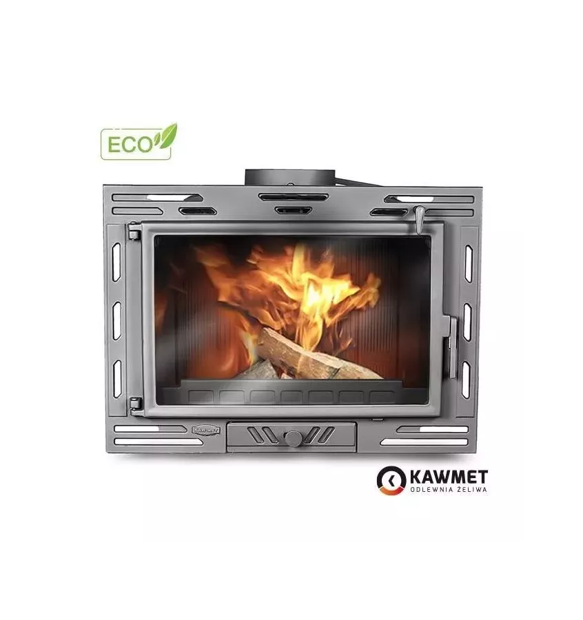 Kawmet - fireplace insert with damper W9 9.8 kW Eco
