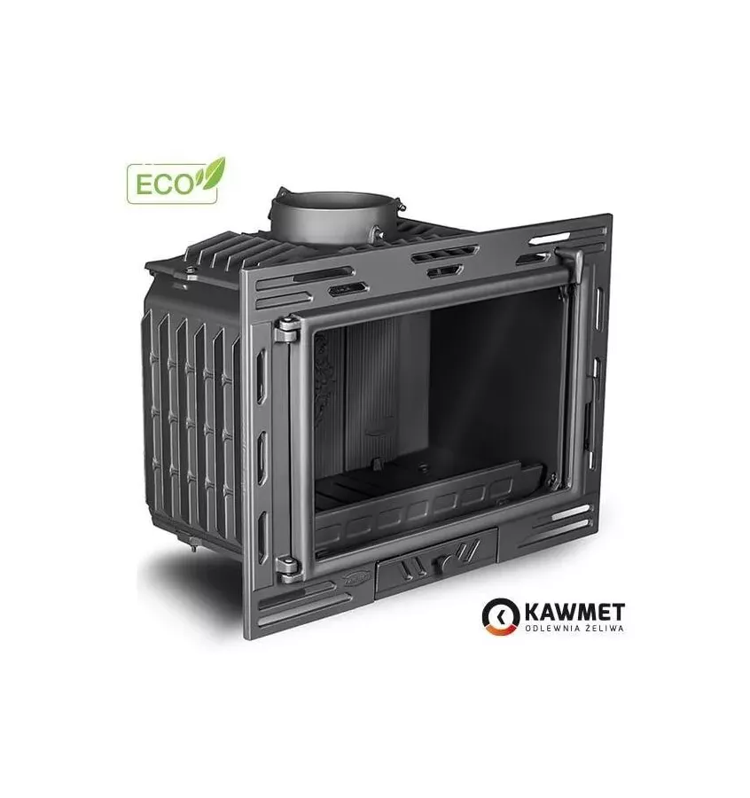 Kawmet - fireplace insert with damper W9 9.8 kW Eco