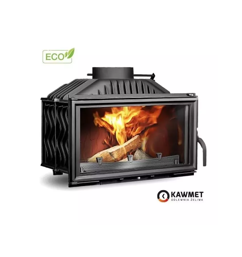 Kawmet - fireplace insert with damper W15 9.4 kW Eco