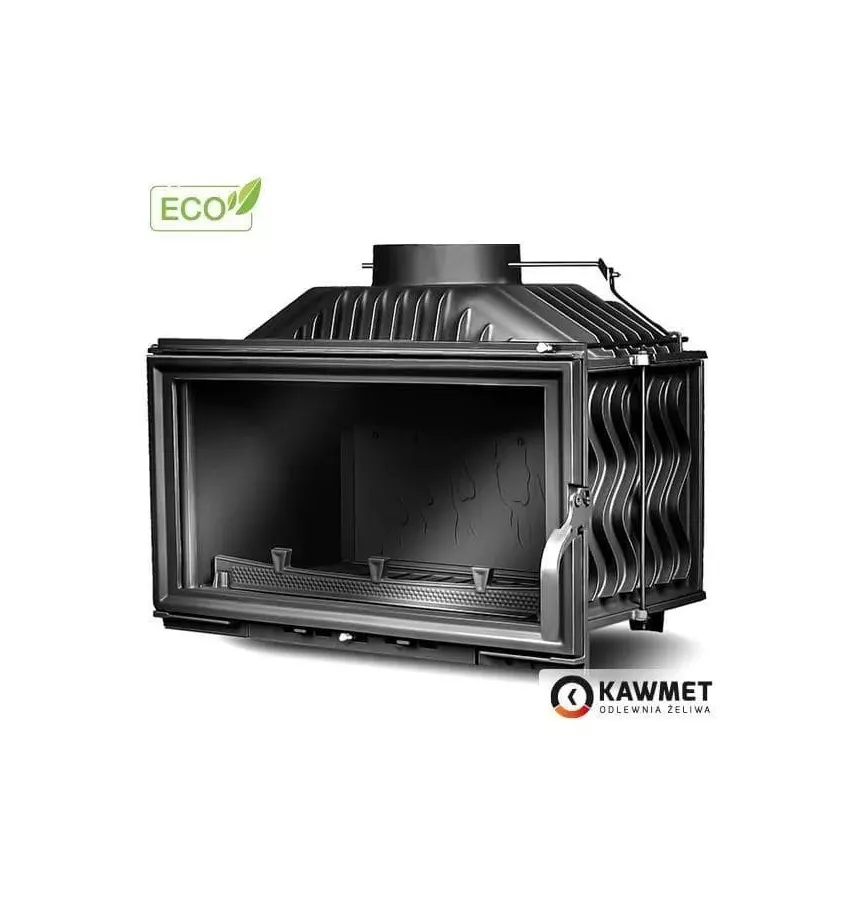 Kawmet - fireplace insert with damper W15 9.4 kW Eco