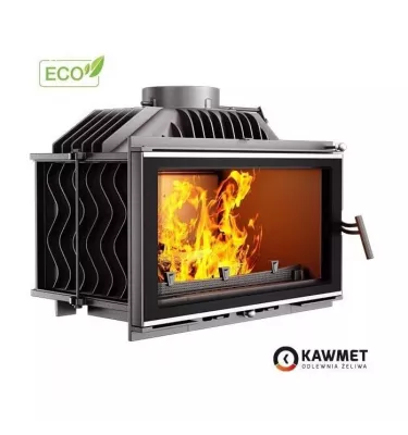 Kawmet - fireplace insert with damper W16 9.4 kW Eco