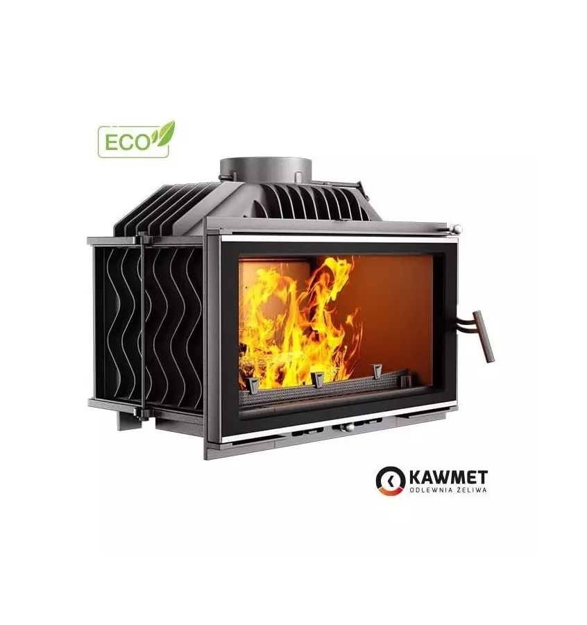 Kawmet - fireplace insert with damper W16 9.4 kW Eco
