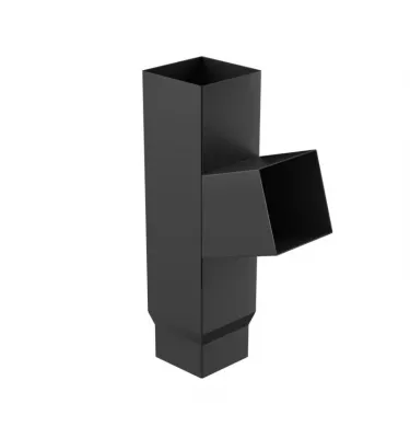 Galeco - square system STEEL - socket tee 72 °