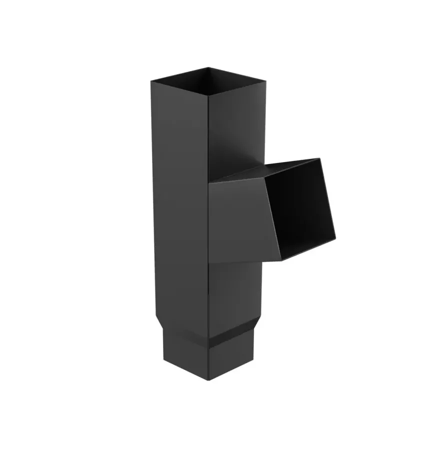 Galeco - square system STEEL - socket tee 72 °