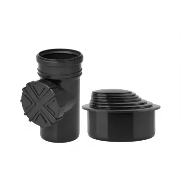 Galeco - čtvercový systém STAL - 110 svislých revizí s redukcí