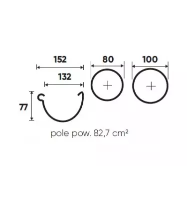 Galeco - PVC semicircular system - external adjustable arch
