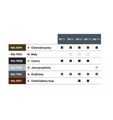 Galeco - system półokrągły PVC - kolano 67°