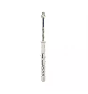 Galeco - system półokrągły PVC - kołek dwugwintowy z długą koszulką