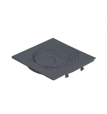 Galeco - PVC semicircular system - a flap for a round pipe for the BUT sedimentation tank