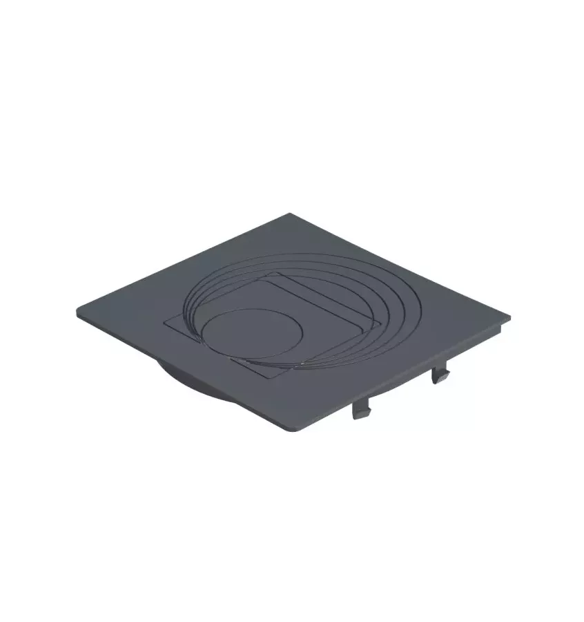 Galeco - system półokrągły PVC - klapka pod rurę okrągłą do osadnika BUT