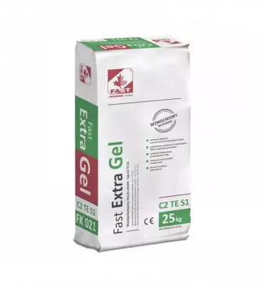 Rychlé - vysoce flexibilní gelové lepidlo na obklady Fast Extra Gel