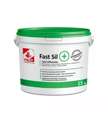 Fast - tynk silikonowy z włóknami bazaltowymi Fast SIL +