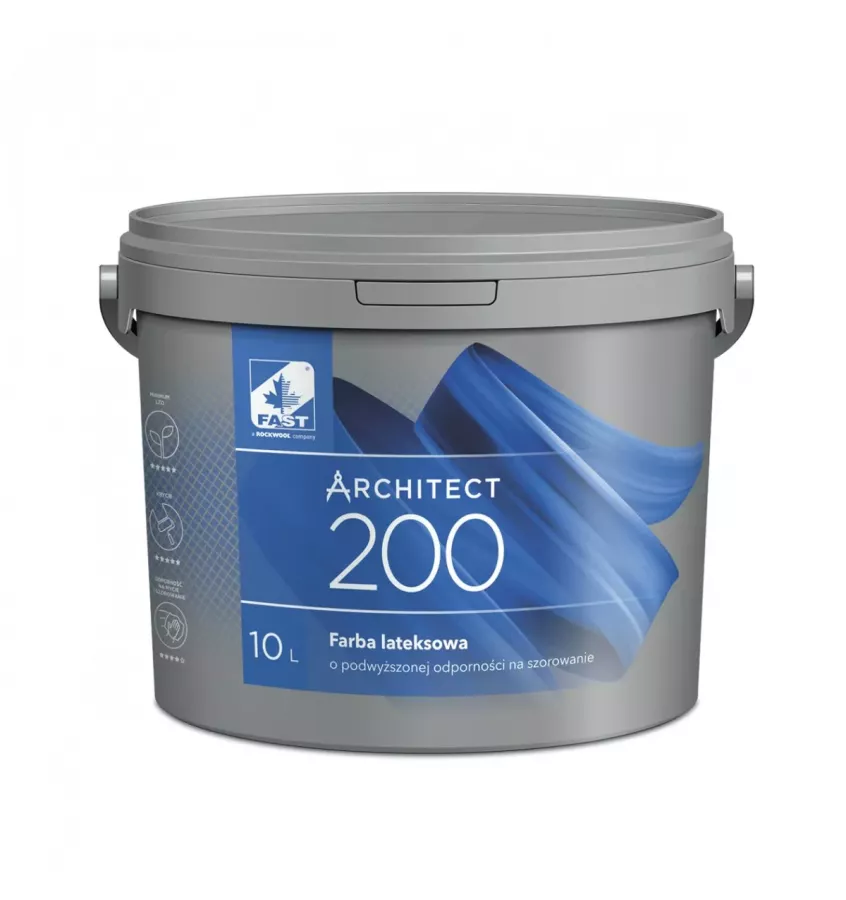 Fast - latex paint with increased scrub resistance Fast Architect 200