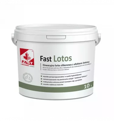 Fast - silikonová barva s lotosovým efektem Fast Lotos