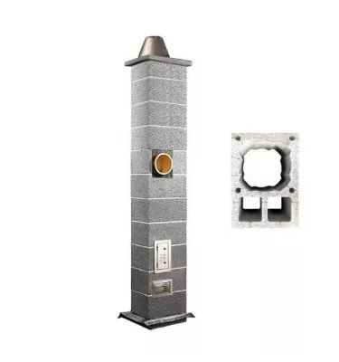 Schiedel - universal chimney system Wulkan CI-Eko with double ventilation