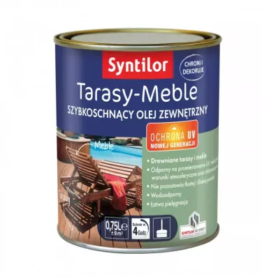 Syntilor - olej zewnętrzny szybkoschnący Tarasy-Meble