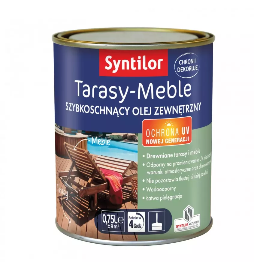 Syntilor - olej na nábytek na terasy