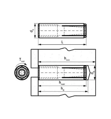 Walraven - WDI1 mechanical drop-in anchor