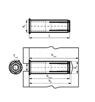Walraven - Mechanical hammer anchor with WDI1L collar