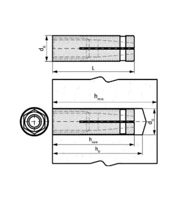 Walraven - mechanical anchor brass expansion sleeve WBA