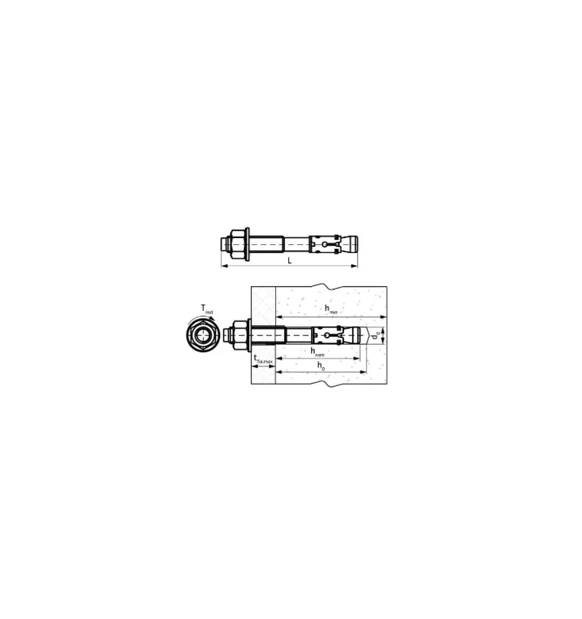 Walraven - WTB7 mechanical through bolt anchor