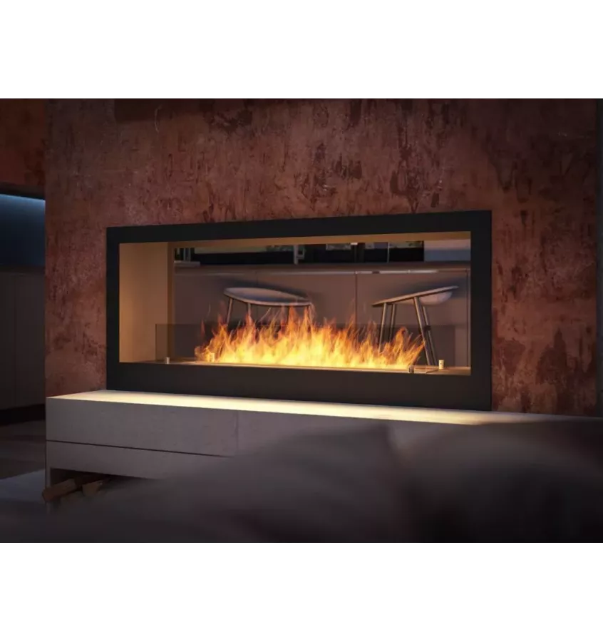 Infire - 2 Side 1200 biofireplace