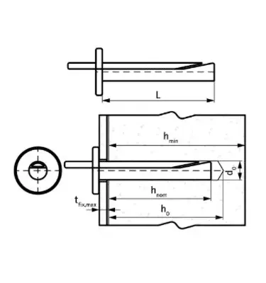 Walraven - kotwa mechaniczna do stropów WCA1
