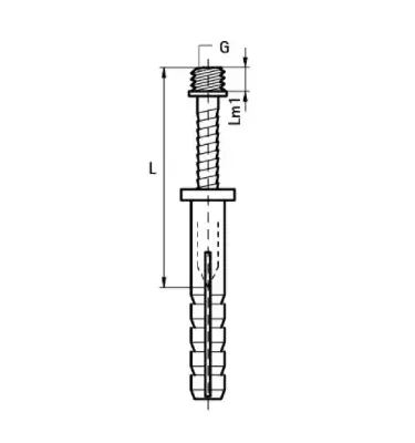Walraven - a quick-release dowel with a double-threaded bolt with a BIS collar