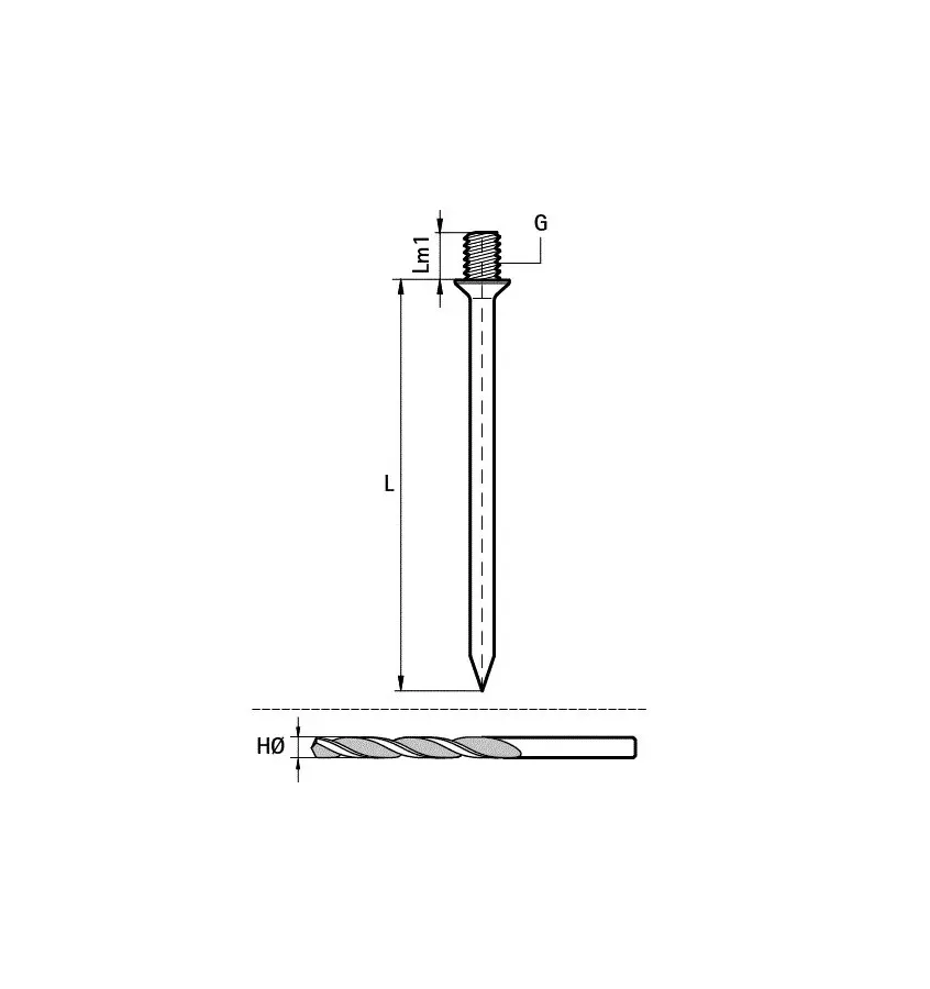 Walraven - BIS round threaded nails