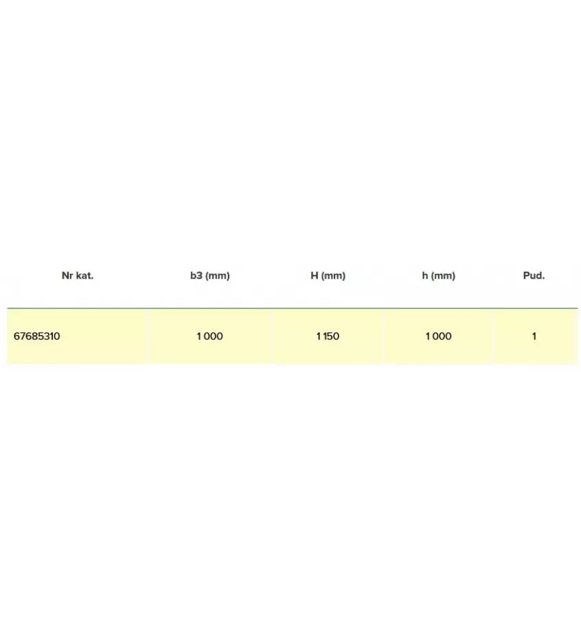 Regál Walraven - H s montážní lištou Yeti 335 BIS (BUP1000).